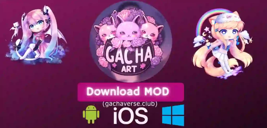 Download Gacha Art Apk Mod Help android on PC